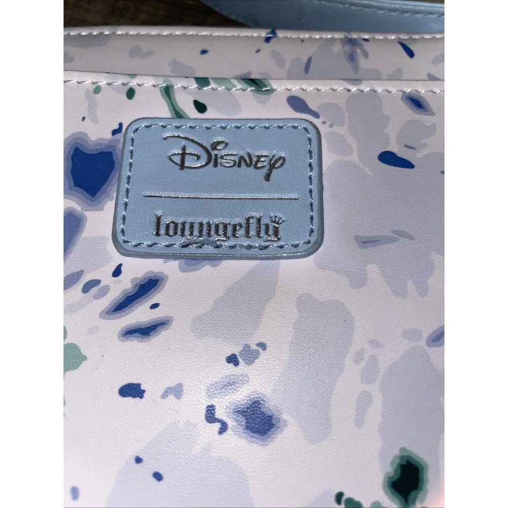 Loungefly Disney Lilo Tie Dye Hawaiian Lei Crossbody Bag 8x7”